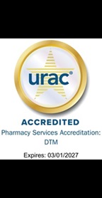 Sello del Manejo de tratamientos farmacológicos acreditado por la URAC