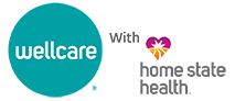Wellcare With Home State Health Logo